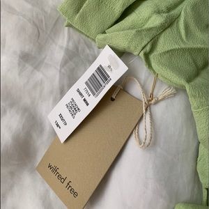 Aritzia button up tie dress